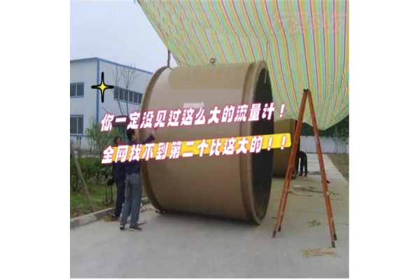 这么大的流量计你见过吗? 这么大的流量计你见过吗?